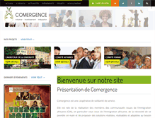 Tablet Screenshot of comergence.org